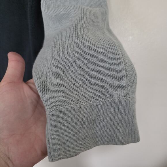 Vintage 90s Y2K Quicksilver Crewneck Sweater Mens L Jumper Surf Skate Slv Stripe - Picture 5 of 10